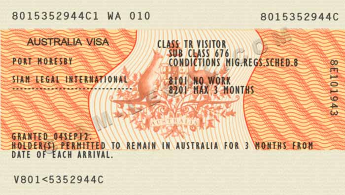 tourist visa australia can i work